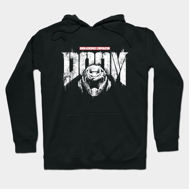 Punisher = Doomguy Hoodie by Hulkey